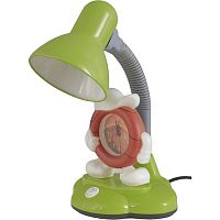 Светильник настольный Camelion "Часы" KD-388 С05 220В E27 40Вт Зеленый картинка 